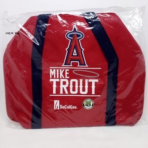 MLB Los Angeles Angeles Mike Trout Stadium Gift Duffel Bag New